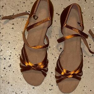 Elegant Brown Strappy Women's Sandals
